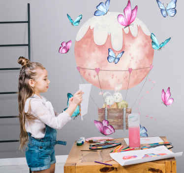 Wandtattoo Kinderlied heißluftballon-abenteuer - TenStickers