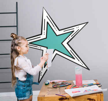 Star Shape Element Location sticker - TenStickers