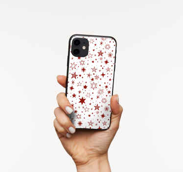 Celebratory Star Motif iPhone sticker - TenStickers