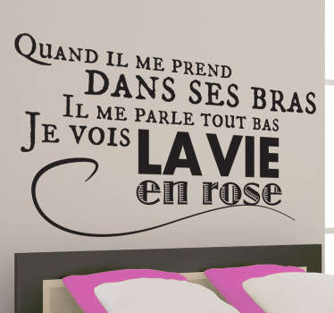 Vinilo decorativo Edith Piaf - TenVinilo