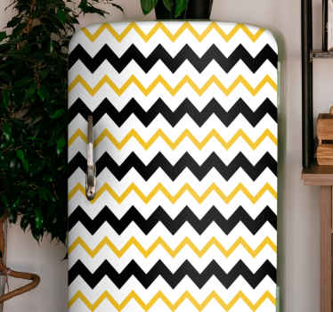 Chevron Style Accent fridge sticker - TenStickers