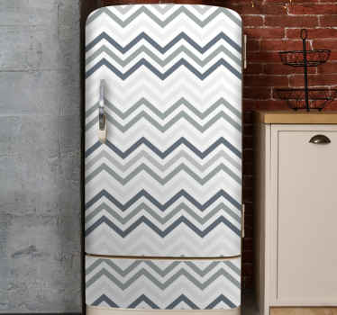 Chevron Pattern Wrap fridge sticker - TenStickers