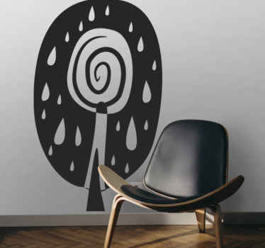 Naklejka na ścianę drzewo afrykańskie - TenStickers