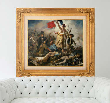 Delacroix Freedom Sticker - TenStickers