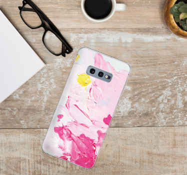 Sticker samsung coup de pinceau acrylique coloré - TenStickers