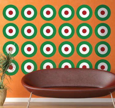 Concentric Circles Wall Stickers - TenStickers