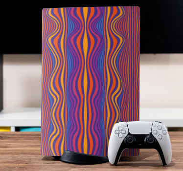 Undulating Style Creation PS5 skin - TenStickers