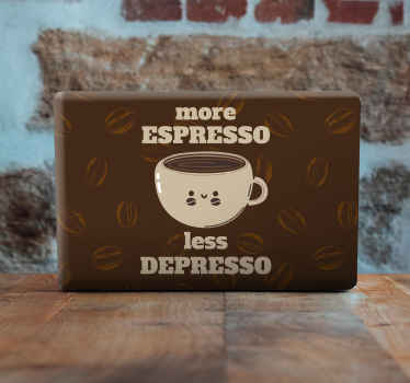 Adesivo per laptop più espresso - TenStickers