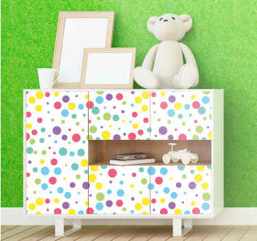 Pisana nalepka za pohištvo po pol pik - TenStickers