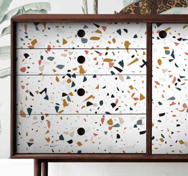 Nalepka za pohištvo z abstraktnimi teksturami - TenStickers