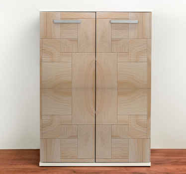 Nalepka za pohištvo iz svetlo rjavega lesa - TenStickers