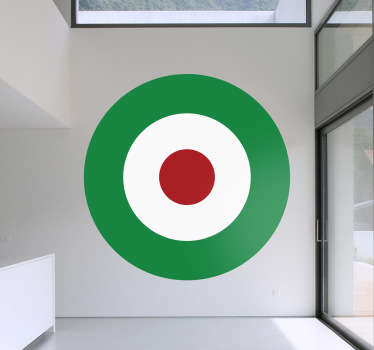 Concentric Round Target Decal - TenStickers