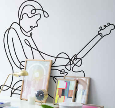 Elegantní minimalistický obtisk klasické hudby - TenStickers