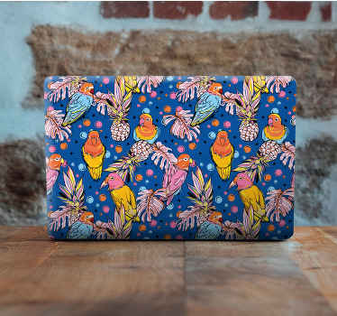 Vinilo para portátiles Plumaje colorido - TenVinilo