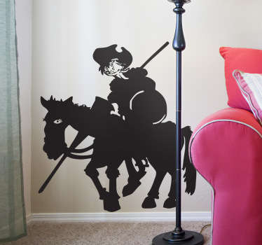 Sticker Don Quichotte Rossinante - TenStickers