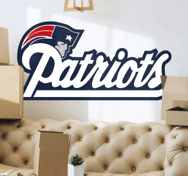 Dekorieren Sie Ihr Zuhause mit diesem Logo der New England Patriots.Die New England Patriots, häufig Pats genannt
