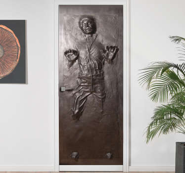 Sticker frigo Han Solo carbonite - TenStickers