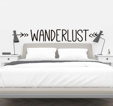 Wandtattoo Jugendzimmer Wanderlust Abenteuer - TenStickers