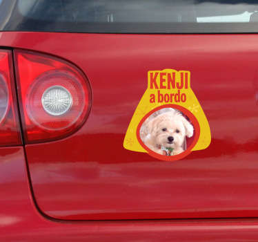 Sticker personalizzabile bebè a bordo - TenStickers