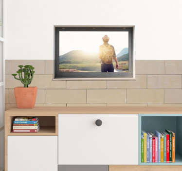 Customisable Photo-Frame Wall Sticker - TenStickers