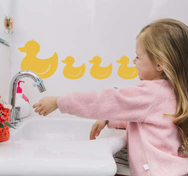 Rubber duck bird wall sticker - TenStickers