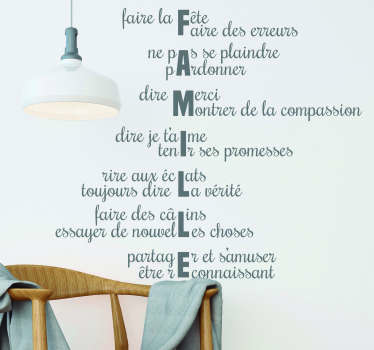 Sticker Maison Arbre de la famille - TenStickers