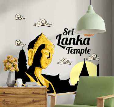 Sri Lanka temple wall sticker - TenStickers