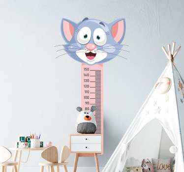 Målebånd wallsticker  for børn - TenStickers