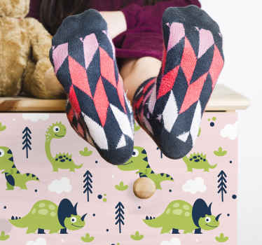 Playful Dinosaur Theme wall decal - TenStickers