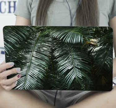 Lush Leaf Pattern laptop skin - TenStickers