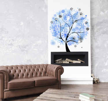 Sticker arbre hiver - TenStickers