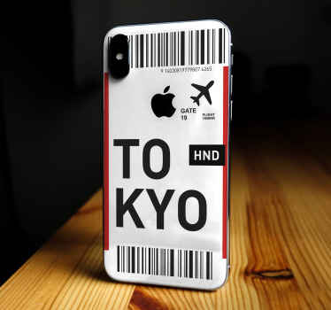 Matka tokioon Iphone tarra - Tenstickers