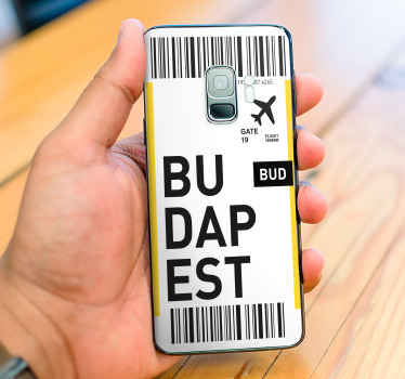 Repülőjegy budapestre samsung matricák - TenStickers