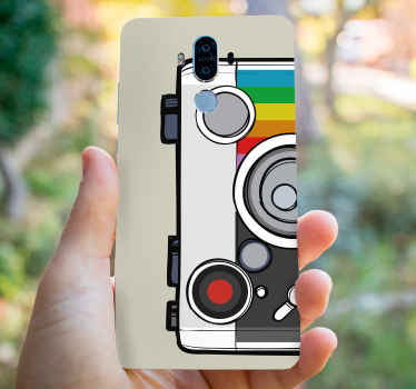 Retro insta kamera huawei klistermärke - Tenstickers
