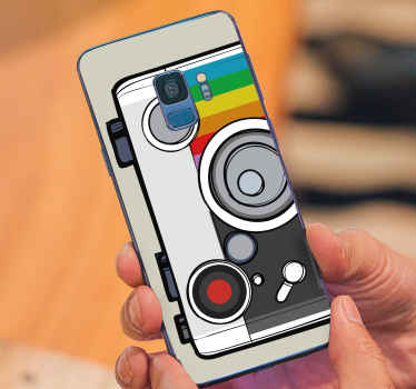 Samolepky retro insta fotoaparát samsung - TenStickers