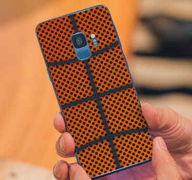 Turuncu basketbol gerçekçi samsung çıkartması - TenStickers