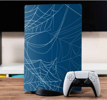 Spider web pattern PS5 skin - TenStickers