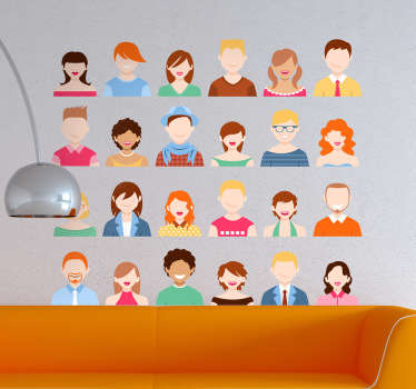 Collection of People Sticker - TenStickers