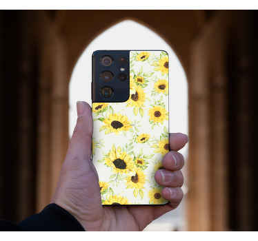 Samsung Sticker sonnenblumenmotiv - TenStickers