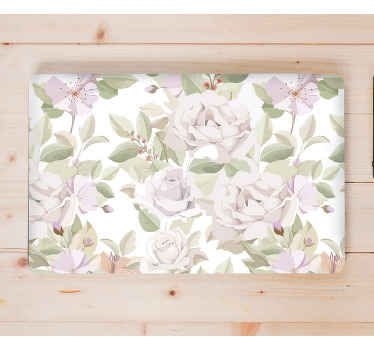 Elegant Floral Arrangement laptop skin - TenStickers