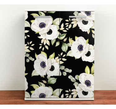 αυτοκόλλητο έπιπλα χαριτωμένη βοτανική σύνθεση - TenStickers