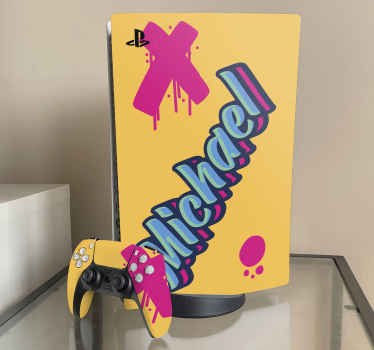 Dope style graffiti design PS5 sticker - TenStickers