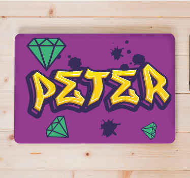 Graffiti-art custom art laptop skin - TenStickers