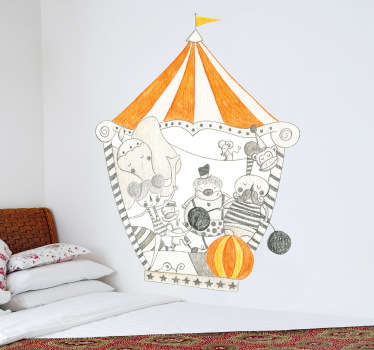 马戏团墙贴花 - TenStickers