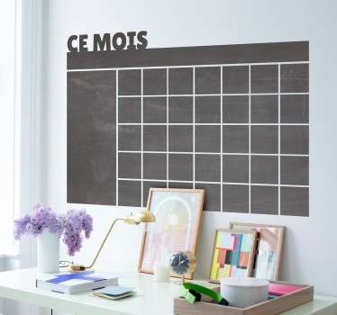 Sticker ardoise ce mois - TenStickers