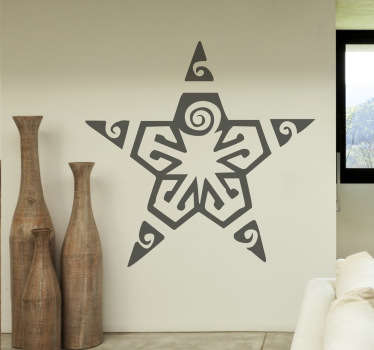 Celtic Star Decorative Sticker - TenStickers