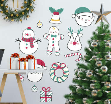 Weihnachten Winter Aufkleber - TenStickers