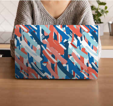 Naklejka na laptopa pociągnięcia pędzlem - TenStickers