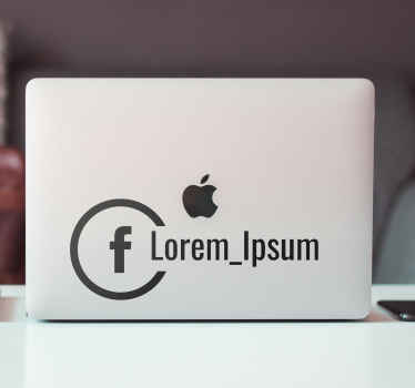 Facebook Window Sticker for Businesses - TenStickers