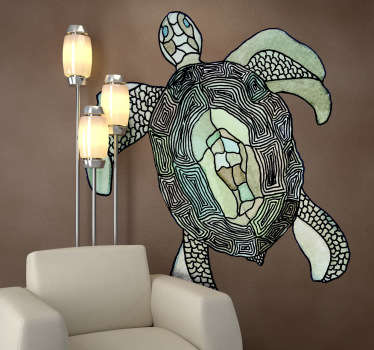 Wall sticker tartaruga marina - TenStickers
